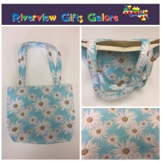 Medium Tote Bag - Daisy Blue